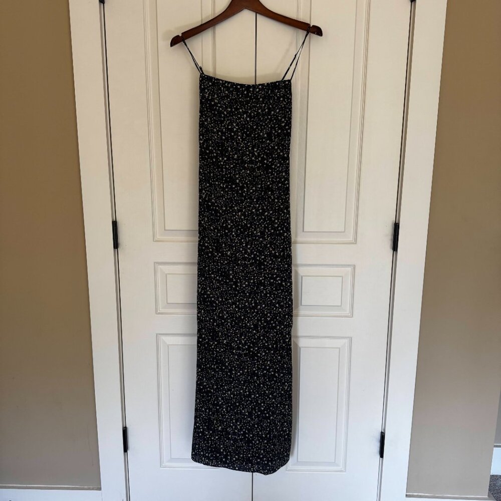 J.Crew Classic 100% Silk Slip Dress  • Starry Sky Summer Dress • Size 4